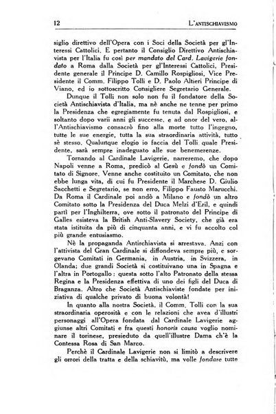 L'antischiavismo organo della Società antischiavista d'Italia e dei comitati antischiavisti nazionali